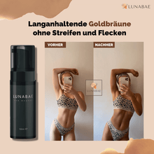 Lade das Bild in den Galerie-Viewer, 2x Lunasun Tan Mousse + GRATIS Handschuh Set